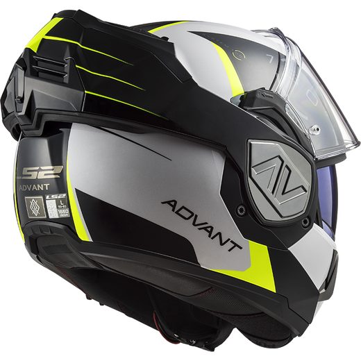 LS2 HELMETS LS2 FF906 ADVANT CODEX WHITE BLACK-06