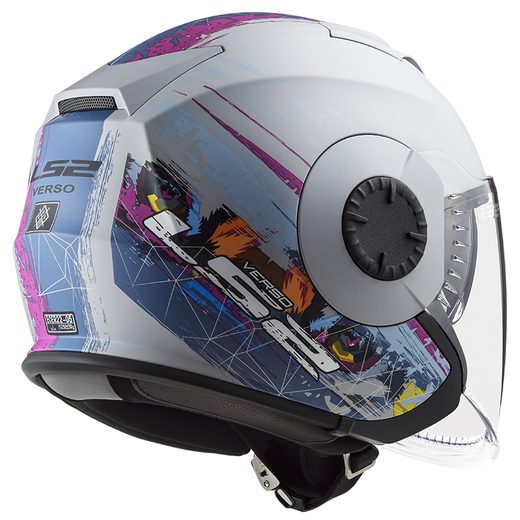 LS2 HELMETS LS2 OF570 VERSO SPRING MATT SILVER BLUE