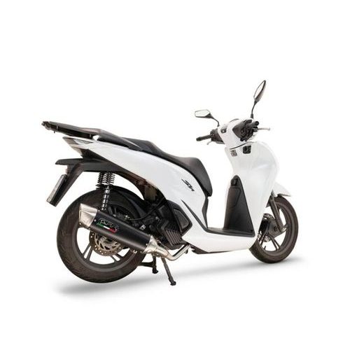 FULL LINE, SILENCER AND SEPARATE HEADER GPR FURORE-X SCOOTER HON.13.1.CAT.FXSC MATNÁ ČERNÁ INCLUDING SILENCER APPROVED FOR NOISE,DB KILLER AND CATALYST COMPLIANT FOR INSPECTION