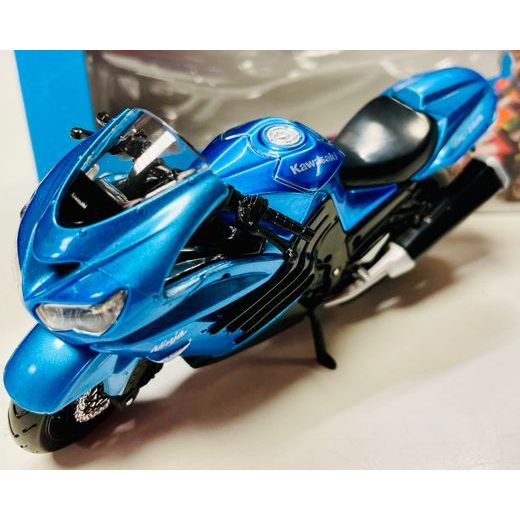 MAISTO KAWASAKI ZX-14R BLUE 1:18