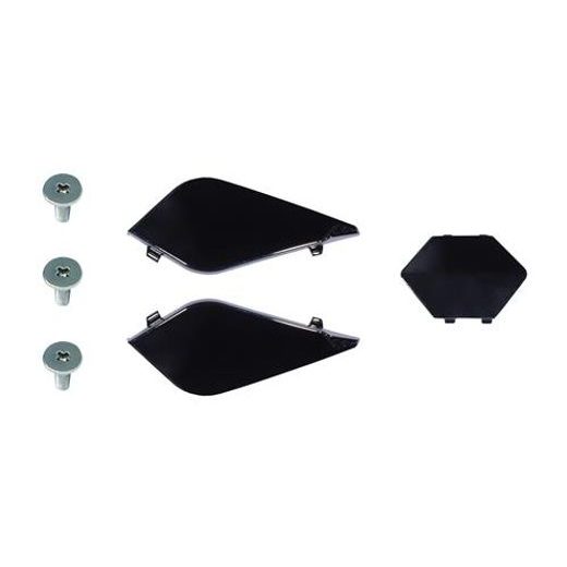 LS2 HELMETS LS2 MX701 PEAK SCREWS+COVERS GLOSS BLACK