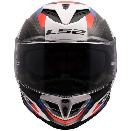 LS2 HELMETS LS2 FF818 STORM III SPORTY WHITE BLUE RED 3XL