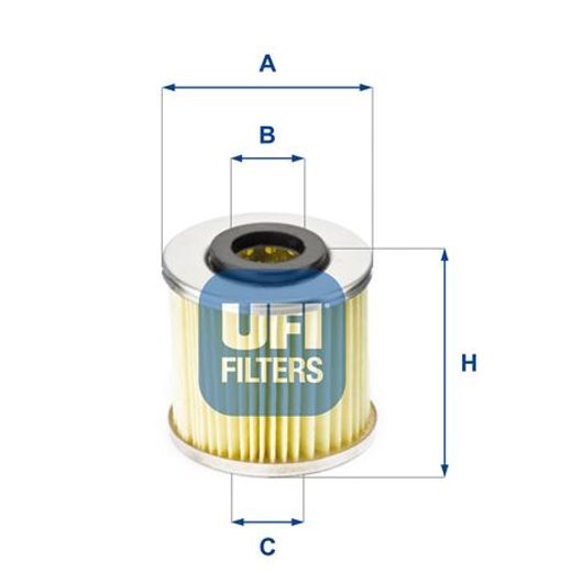 OLEJOVÝ FILTR UFI 25.529.00