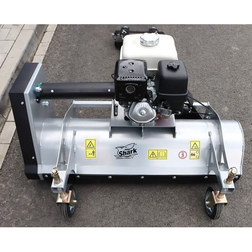 SHARK ACCESSORIES SHARK ATV ČELNÍ MULČOVAČ 100CM S MOTOREM HONDA GX 270, STŘÍBRNÁ BARVA