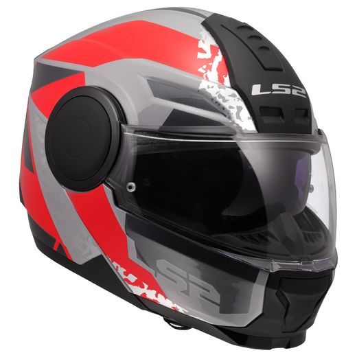 LS2 HELMETS LS2 FF902 SCOPE II OXYD GREY RED-06
