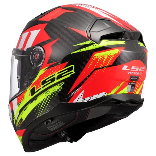 LS2 HELMETS LS2 FF811 VECTOR II C TANTIC RED H-V YELLOW-06