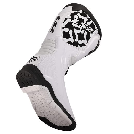 LS2 HELMETS LS2 RAPTOR MAN BOOTS BLACK WHITE