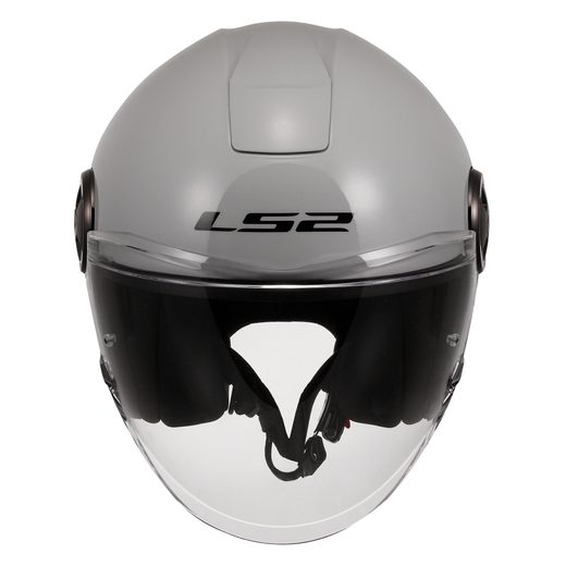 LS2 HELMETS LS2 OF620 CLASSY SOLID PEARL GREY-06
