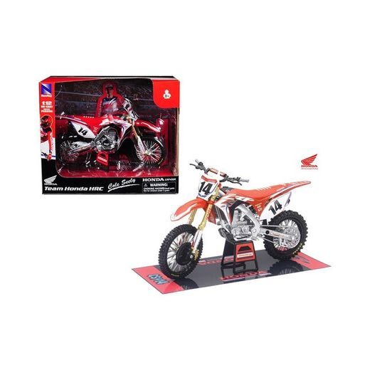 NEWRAY HONDA CRF 450R COLE SEELY NO.14 1:12
