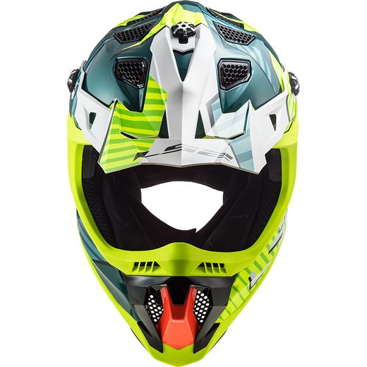 LS2 HELMETS LS2 MX700 SUBVERTER ASTRO GL.COBALT H-V YELLOW