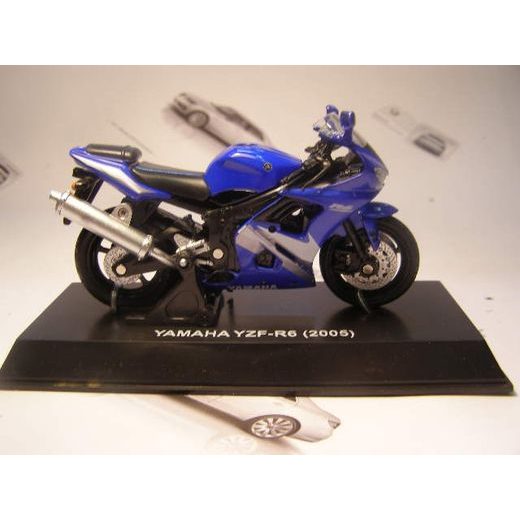 NEWRAY YAMAHA YZF-R6 2005 BLUE 1:18