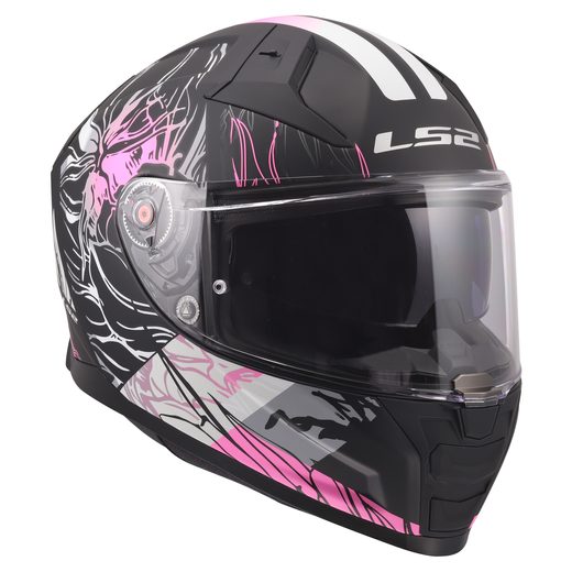 LS2 HELMETS LS2 FF811 VECTOR II DARFLO BLACK PINK-06