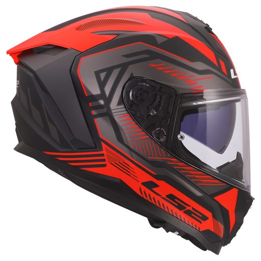 LS2 HELMETS LS2 FF817 CHALLENGER II DRAVIX RED