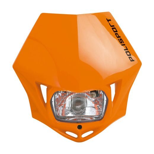 MASKA SE SVĚTLEM POLISPORT MMX ORANŽOVÁ KTM