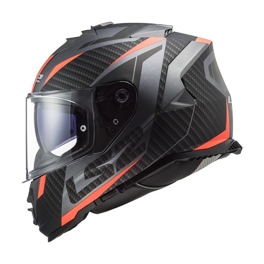 LS2 HELMETS LS2 FF800 STORM II RACER M.TITANIUM ORANGE-06
