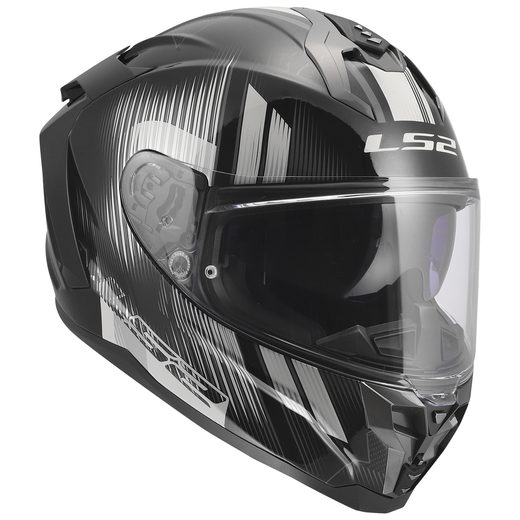 LS2 HELMETS LS2 FF817 CHALLENGER II NITRO BLACK GREY