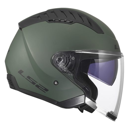 LS2 HELMETS LS2 OF600 COPTER II SOLID MILITARY GREEN-06