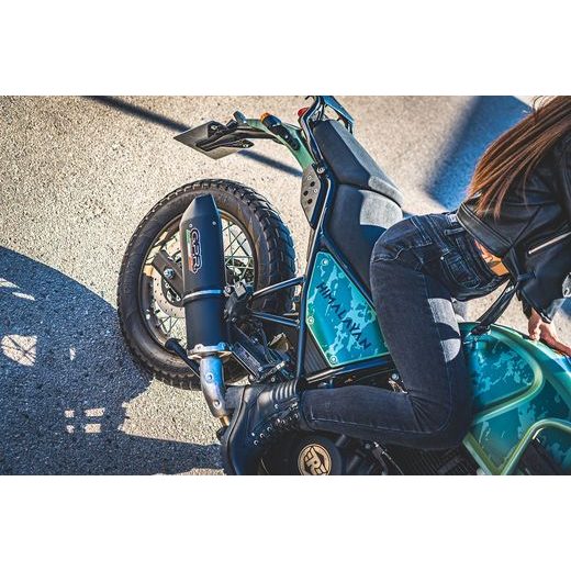 KONCOVKA VÝFUKU SLIP-ON GPR FURORE EVO4 E4.ROY.5.CAT.FNE4 MATNÁ ČERNÁ ZAHRNUJE SPOJOVACÍ SVOD, ODNÍMATELNÝ DB KILLER A KATALYZÁTOR