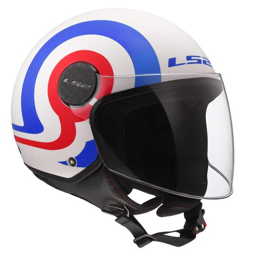 LS2 HELMETS LS2 OF558 SPHERE LUX II URBY WHITE BLUE RED-06