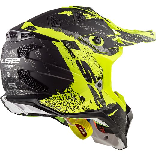 LS2 HELMETS LS2 MX470 SUBVERTER CLAW MATT BLACK HI VIS