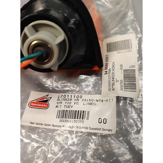 HONDA BLINKR PŘEDNÍ LEVÝ - HONDA VFR 750 FL