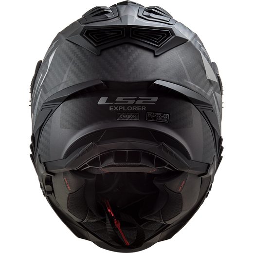 LS2 HELMETS LS2 MX701 EXPLORER C FOCUS M.TITANIUM H-V YELLOW