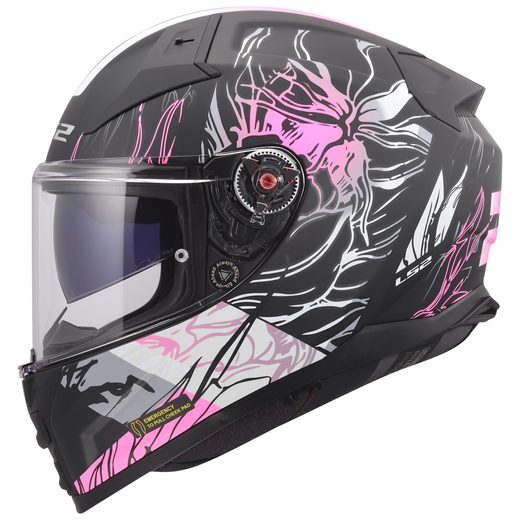 LS2 HELMETS LS2 FF811 VECTOR II DARFLO BLACK PINK-06