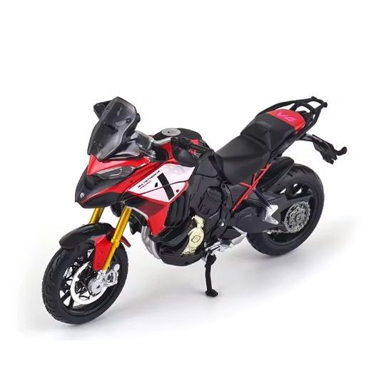 BBURAGO DUCATI MULTISTRADA V4 1:18 BLACK / RED