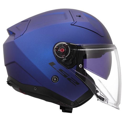 LS2 HELMETS LS2 OF603 INFINITY II SOLID NAVY BLUE-06