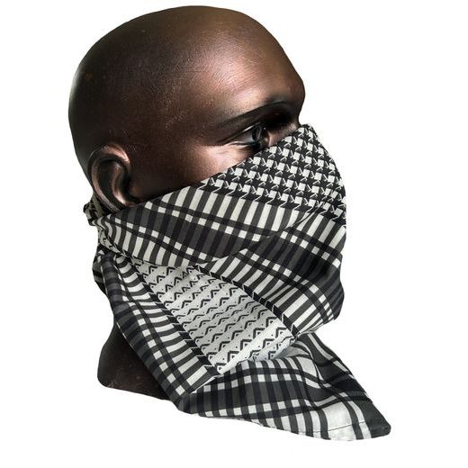 BIKERSMODE ŠÁTEK BAVLNA ČTVEREČKY