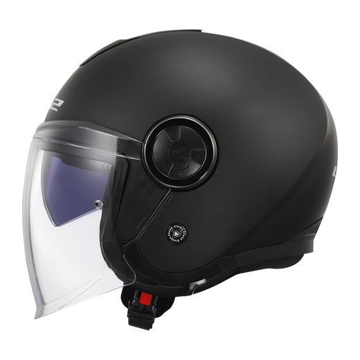 LS2 HELMETS LS2 OF620 CLASSY SOLID MATT BLACK-06