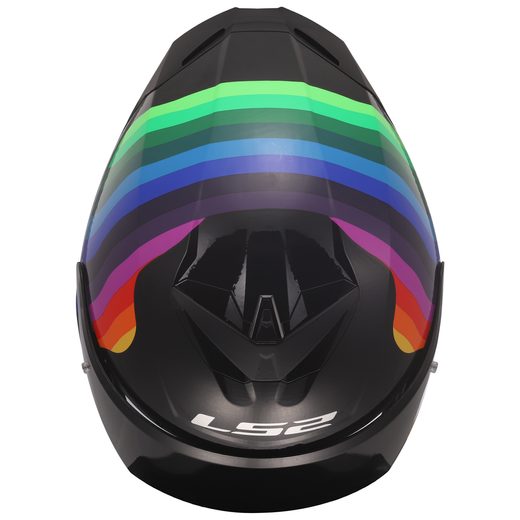 LS2 HELMETS LS2 FF820 RAPID III FLOW BLACK MULTI