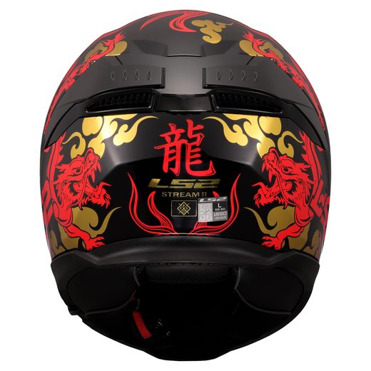 LS2 HELMETS LS2 FF808 STREAM II DRAKO BLACK RED-06