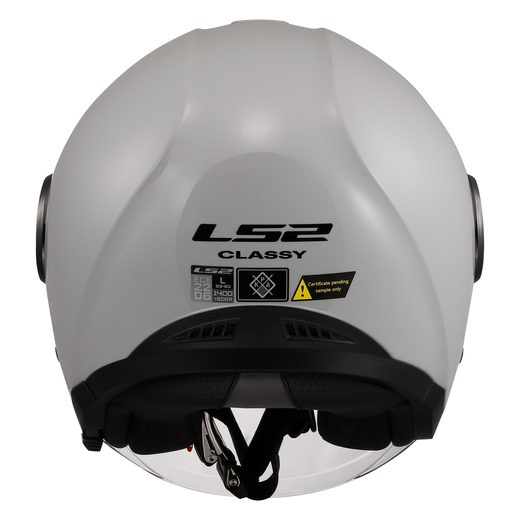 LS2 HELMETS LS2 OF620 CLASSY SOLID PEARL GREY-06
