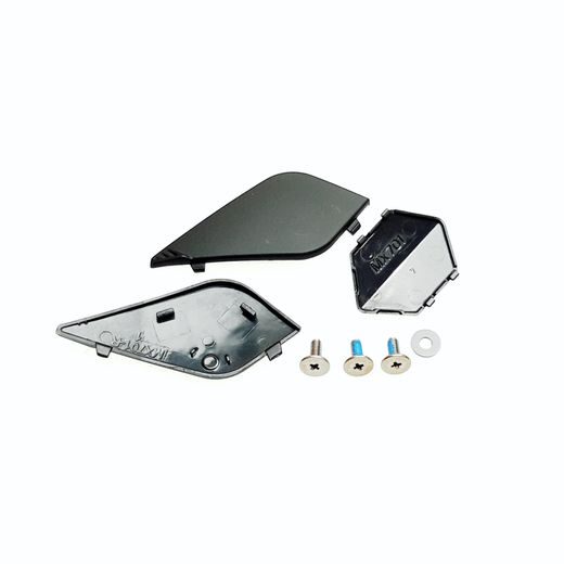 LS2 HELMETS LS2 MX701 PEAK SCREWS+COVERS MATT BLACK