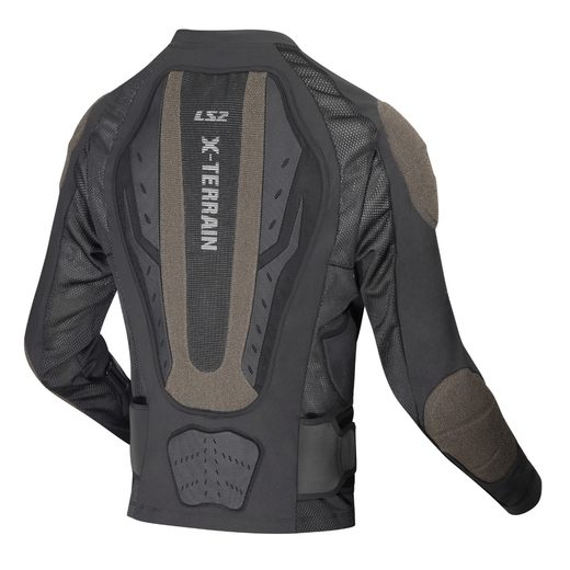 LS2 HELMETS LS2 X-TERRAIN MAN JACKET BLACK GREY