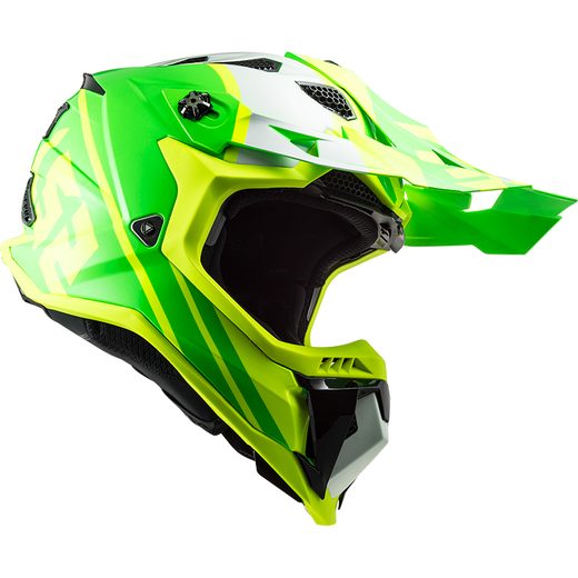 LS2 HELMETS LS2 MX700 SUBVERTER GAMMAX GL.H-V YELLOW GREEN