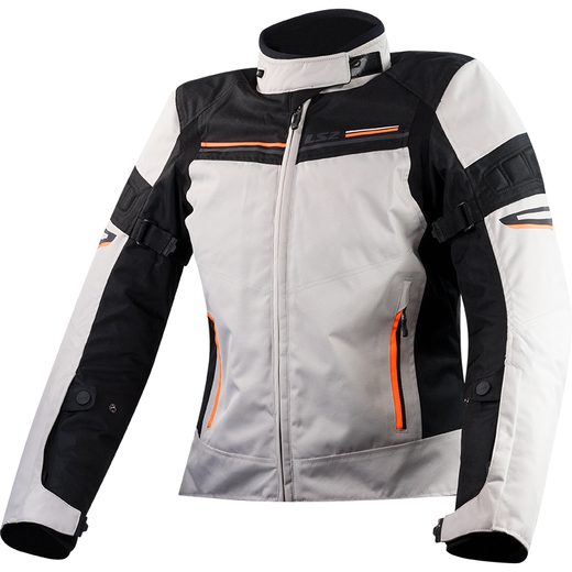 LS2 BUNDA SHADOW LADY LIGHT GREY/BLACK/ORANGE