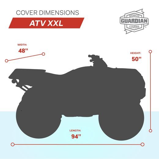 DOWCO PLACHTA GUARDIAN ATV 26041-01 2XL BLACK
