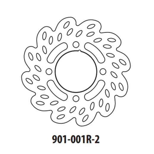 BRZDOVÝ KOTOUČ GOLDFREN 901-001R-2 ZADNÍ 190,7 MM