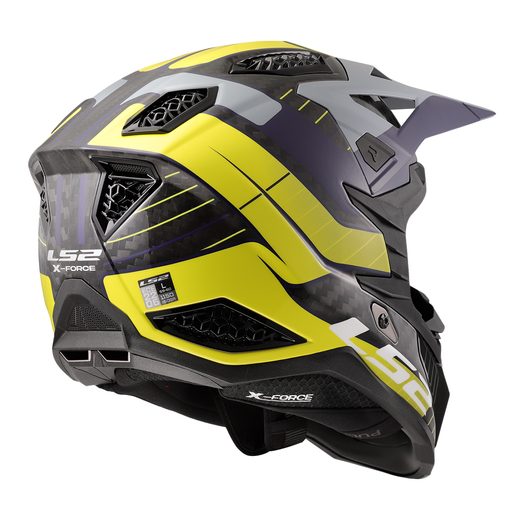 LS2 HELMETS LS2 MX703 X-FORCE GALUO GREY H-VIS YELLOW-06