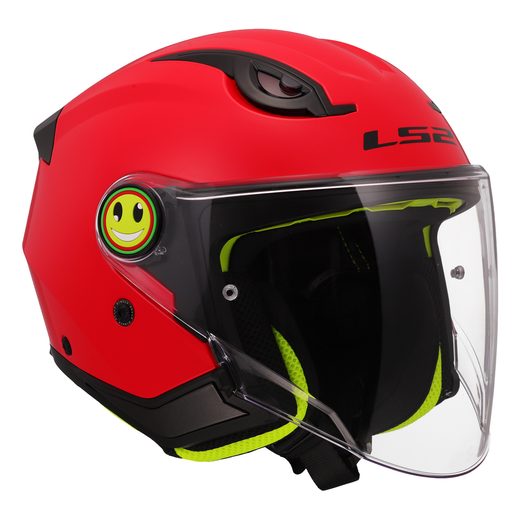 LS2 HELMETS LS2 OF622 FUNNY II SOLID RED