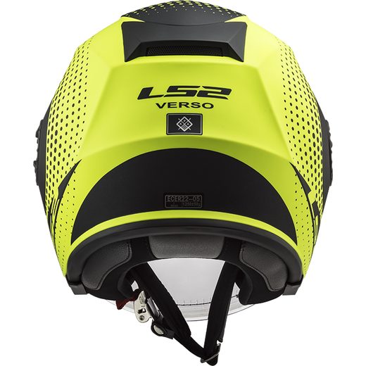 LS2 HELMETS LS2 OF570 VERSO SPIN MATT HI VIS YELLOW
