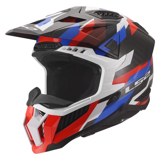 LS2 HELMETS LS2 MX703 X-FORCE PHANTOM WHITE BLUE RED-06