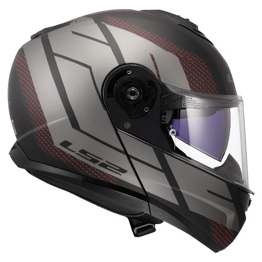 LS2 HELMETS LS2 FF908 STROBE II CODE BLACK GREY-06