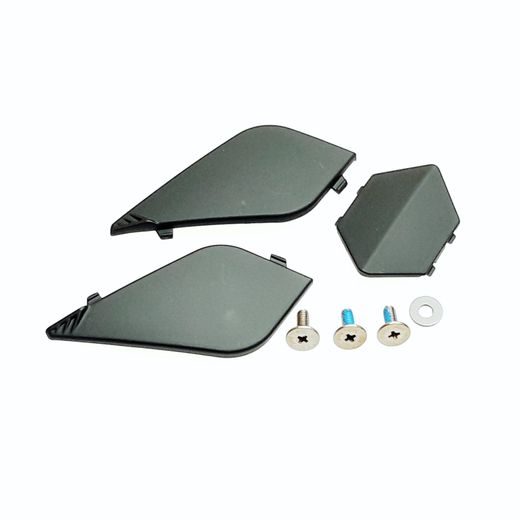 LS2 HELMETS LS2 MX701 PEAK SCREWS+COVERS MATT BLACK