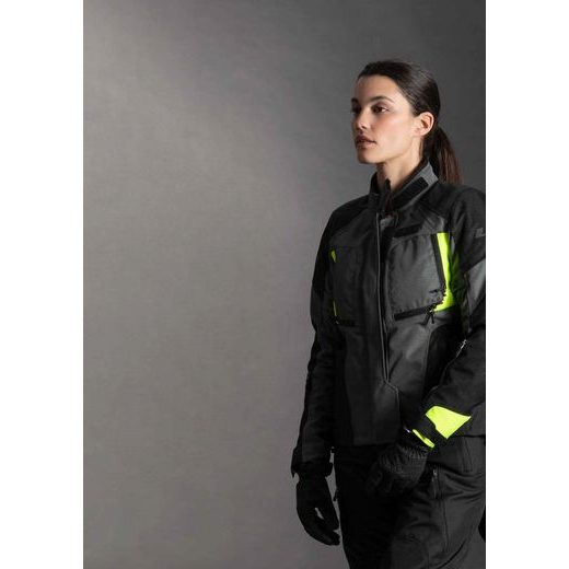 LS2 HELMETS LS2 PHASE LADY JACKET GREY BLACK YELLOW