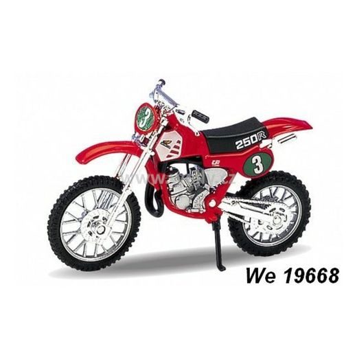 WELLY HONDA CR 250 R ČR RED 1:18