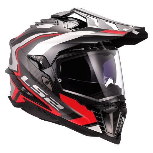 LS2 HELMETS LS2 MX701 EXPLORER C FRONTIER II RED-06