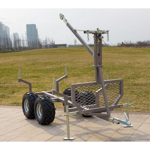 SHARK ACCESSORIES SHARK WOOD 1500, VOZÍK ZA ČTYŘKOLKU, ČERNÝ